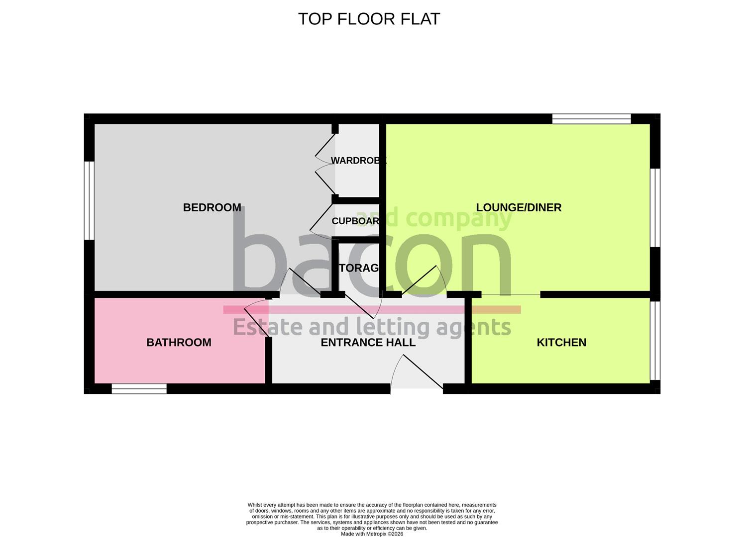 Floor Plan | Flat - Purpose Built | Helen Court, Mill Road, Worthing | For Sale